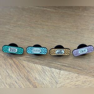 Set of 4 mental health pins